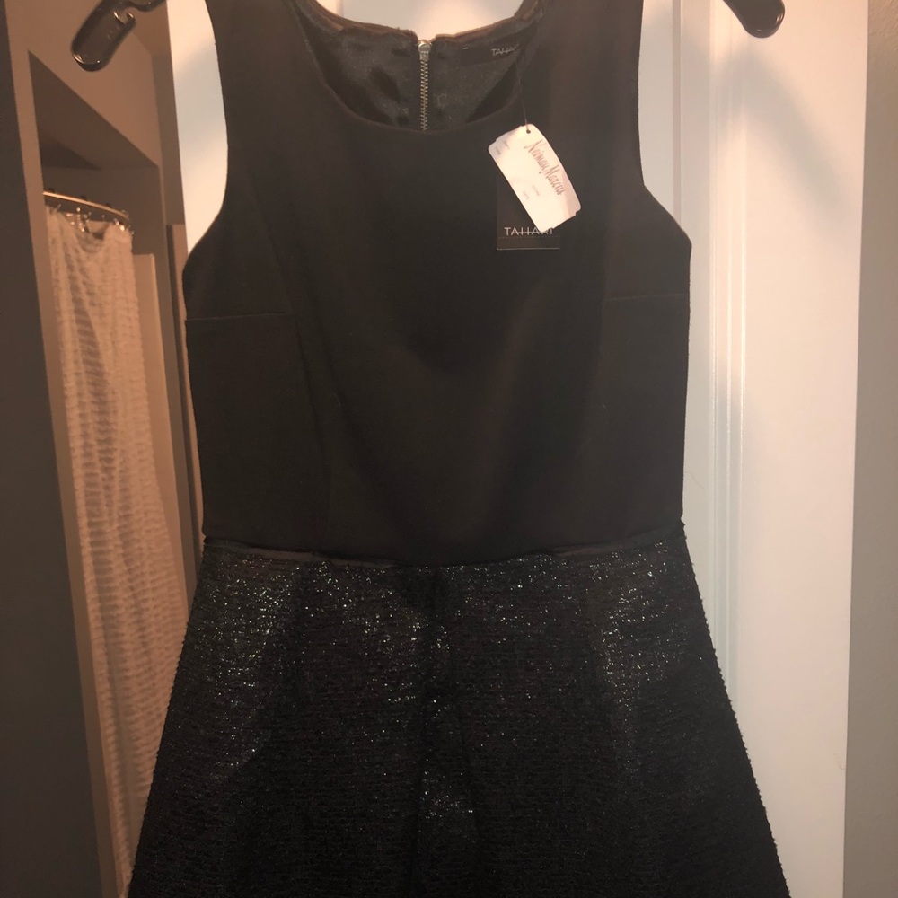 Black cocktail dress